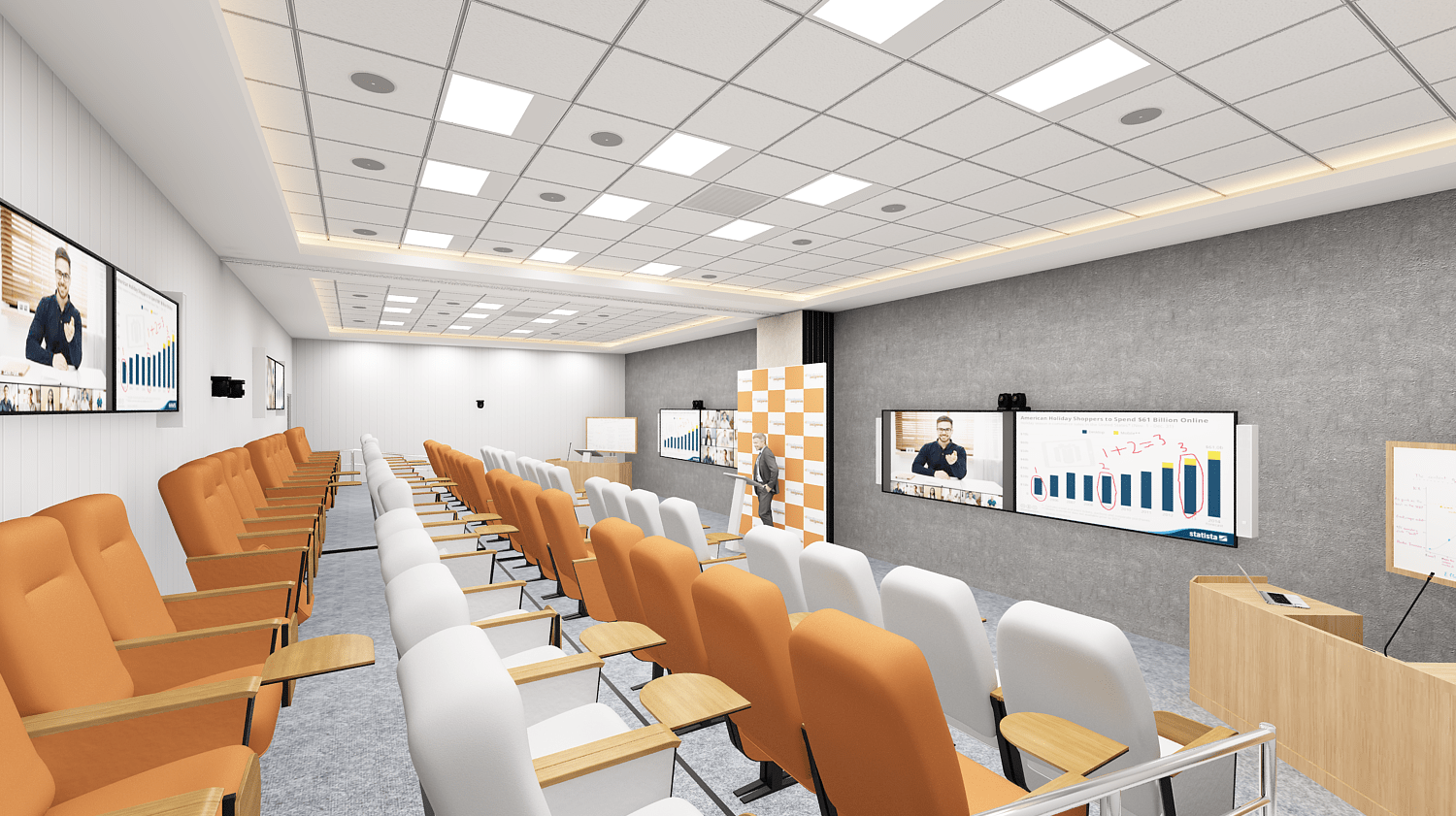 Dual Divisible Immersive Hybrid Training Rooms