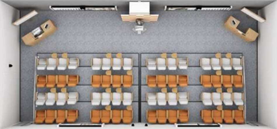 Dual Divisible Immersive Hybrid Training Rooms
