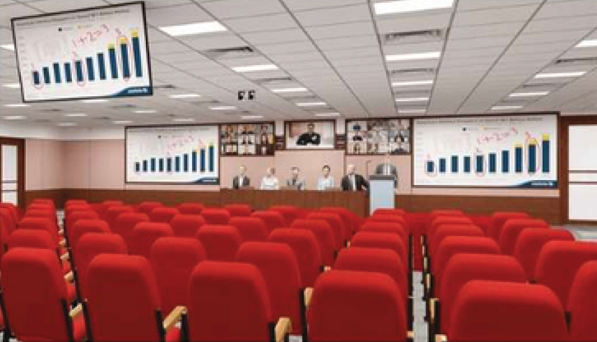 Immersive Hybrid Auditorium Training/Seminar/Townhall Solutions