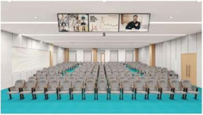 Immersive Hybrid Auditorium Training/Seminar/Townhall Solutions