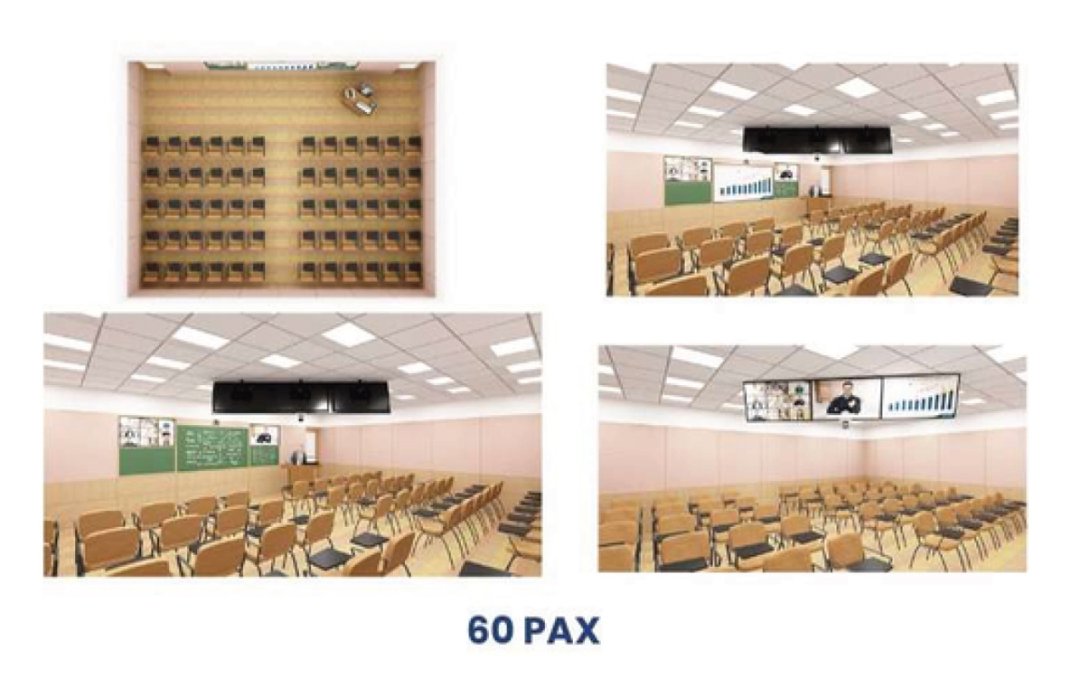 Immersive Hybrid Teaching Classrooms