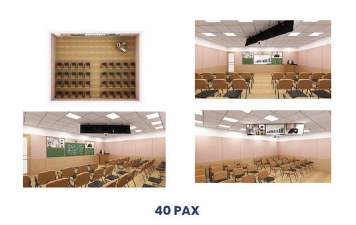 Immersive Hybrid Teaching Classrooms