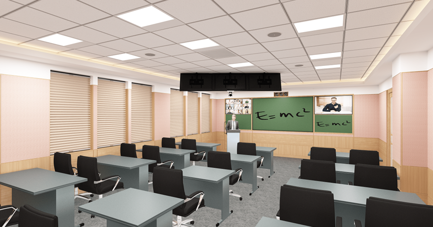 Immersive Hybrid Training Rooms Vertical Sitting Orientation