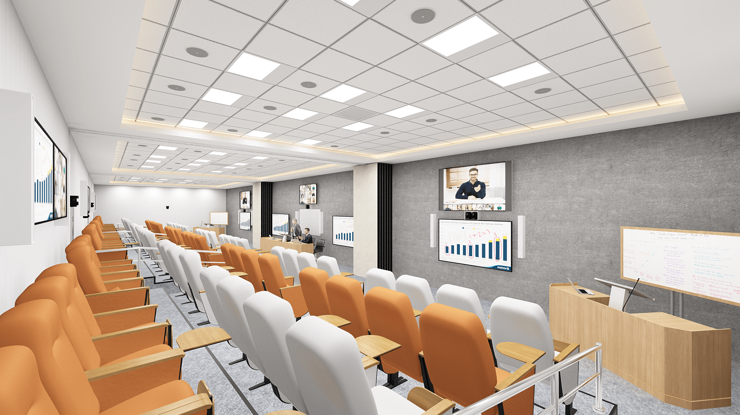 Triple Divisible Immersive Hybrid Training Rooms