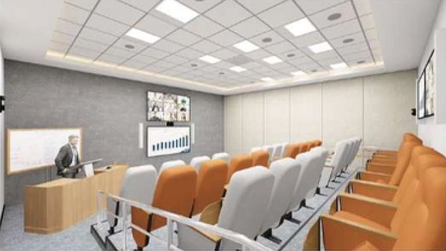 Triple Divisible Immersive Hybrid Training Rooms