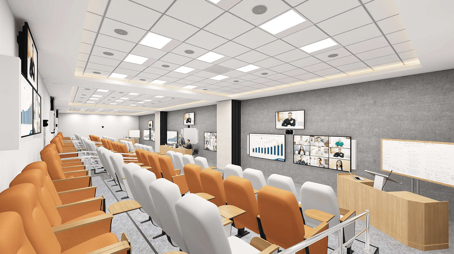 Triple Divisible Immersive Hybrid Training Rooms