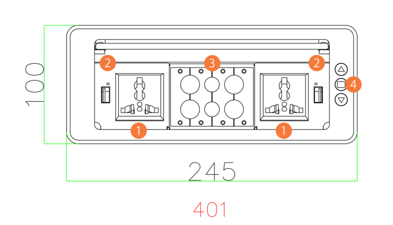 Model 403 with 3 MajikSWITCH