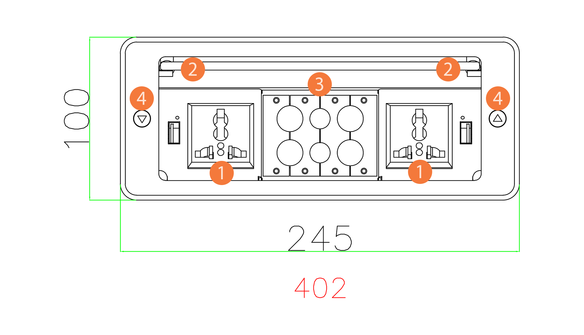 Model 402 with 2 MajikSWITCH