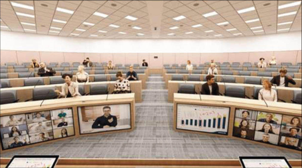 Ultra Immersive Hybrid Large Training Rooms