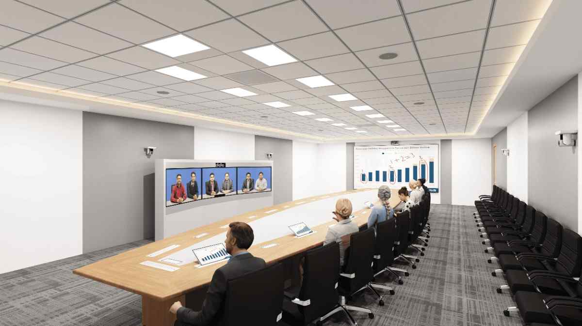 Ultra Immersive Two-in-One 29 PAX Telepresence Board Rooms