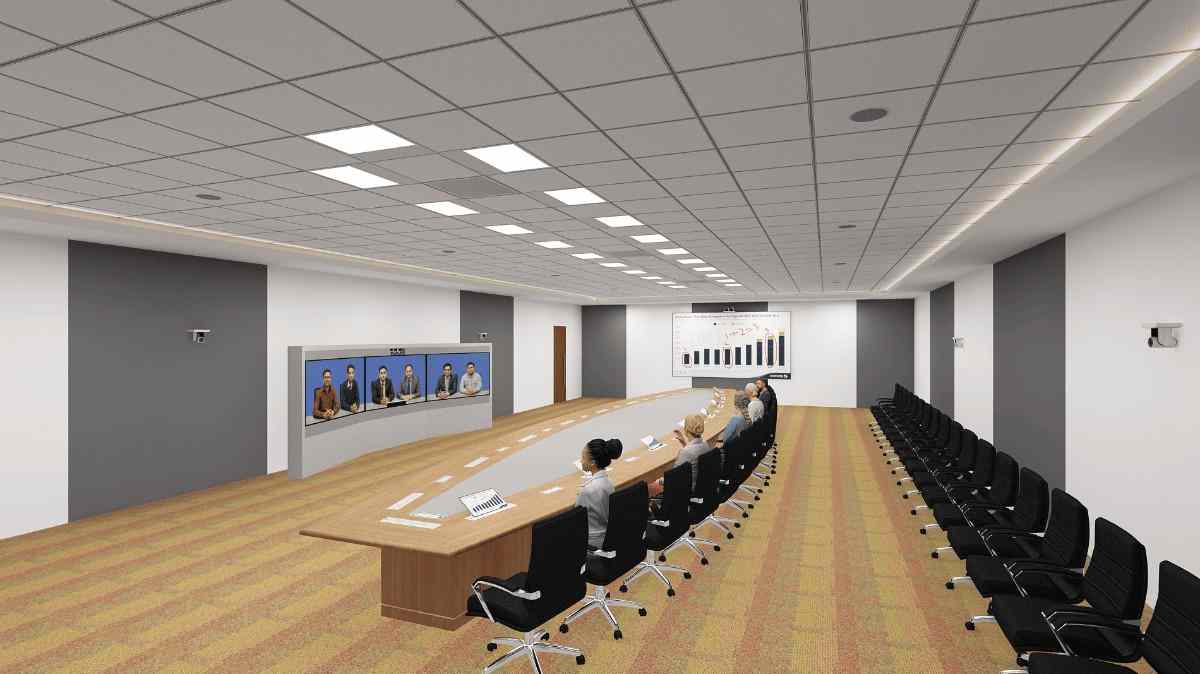 Ultra Immersive Two-in-One 33 PAX Telepresence Board Rooms
