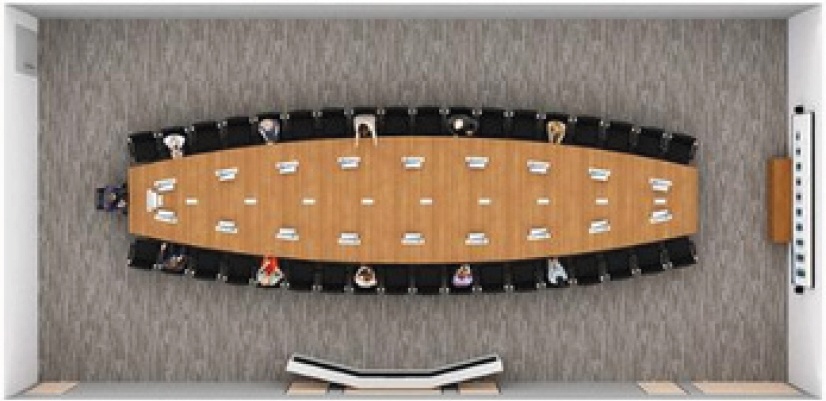 Ultra Immersive Two-in-One 37 PAX Telepresence Board Rooms