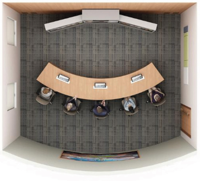 Two-in-One Immersive Media Briefing Room & Hybrid Telepresence Room